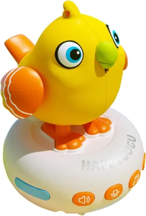 Kids Watch Toy, Kids Musical Bird Watch Toy, USB Charging Kids Whistle Toy Kids Electric Pet Bird Watch for Boys Girls Gift, Yellow