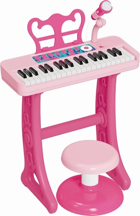 Kids Piano, 37 Keys Toddler Piano Keyboard Toy Electronic Musical Instrument Educational Toy with Microphone, 2 Speakers, Record Playback, Christmas Birthday Gift for 3  Years Old