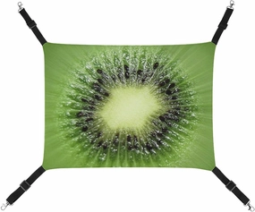 Kiwi Fruit Hanging Cat Bed Soft Breathable Pet Hammock for Cage Pet Sleeper for Kitten Ferret Puppy Rabbit