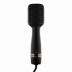 Kristin Ess Hair Volumizing Blow Dryer Brush - Blowout   Hair Straightening Brush - Ceramic   Ionic - Dry, Smooth   Volumize Hair - Flat Padel Base for Faster Blowout - 3 Wind Speeds   4 Heat Settings