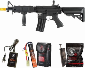 Lancer Tactical Gen 2 Proline MK18 Full Metal M4 Airsoft with Mosfet/ETU-Electric Full/Semi-Auto AEG Rifle (Lipo Battery & Charger Included)