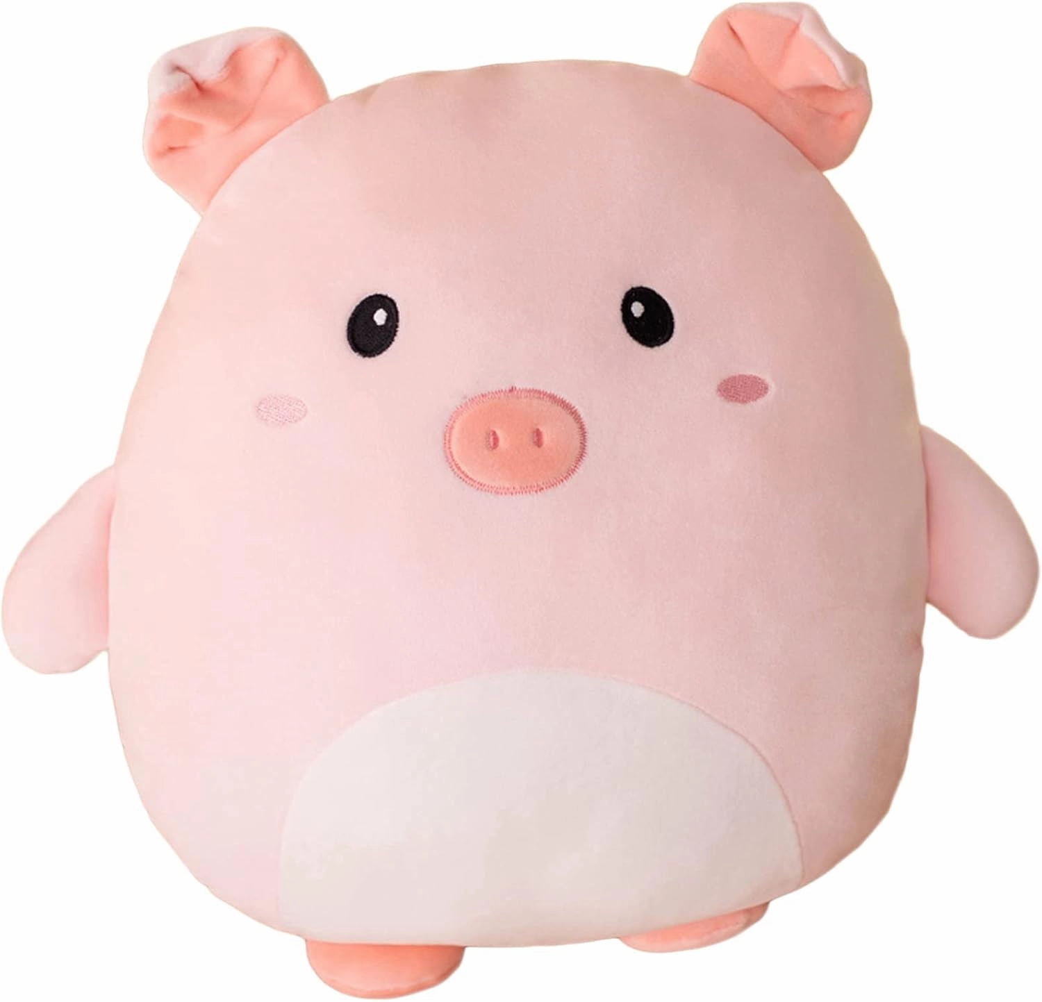 lannery Pig Plush Pillow, Cute Pink Pig Stuffed Animal Toy Soft Cartoon Animals Pig Plushies Hugging Pillow Gifts for Room Decor Birthday, 16 inch