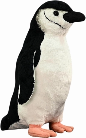 Large Chinstrap Penguin Plush, Penguin Stuffed Animal, Cute Doll Plushie Hug Pillow, Soft Halloween Toys for Birthday Girls 11''