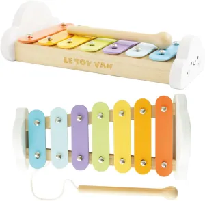 Le Toy Van – Wooden Musical Xylophone | Girl & Boy Colourful Musical Toy with 7 Delightful Sounding Notes – Suitable for 18  months