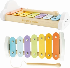 Le Toy Van – Wooden Musical Xylophone | Girl & Boy Colourful Musical Toy with 7 Delightful Sounding Notes – Suitable for 18  months