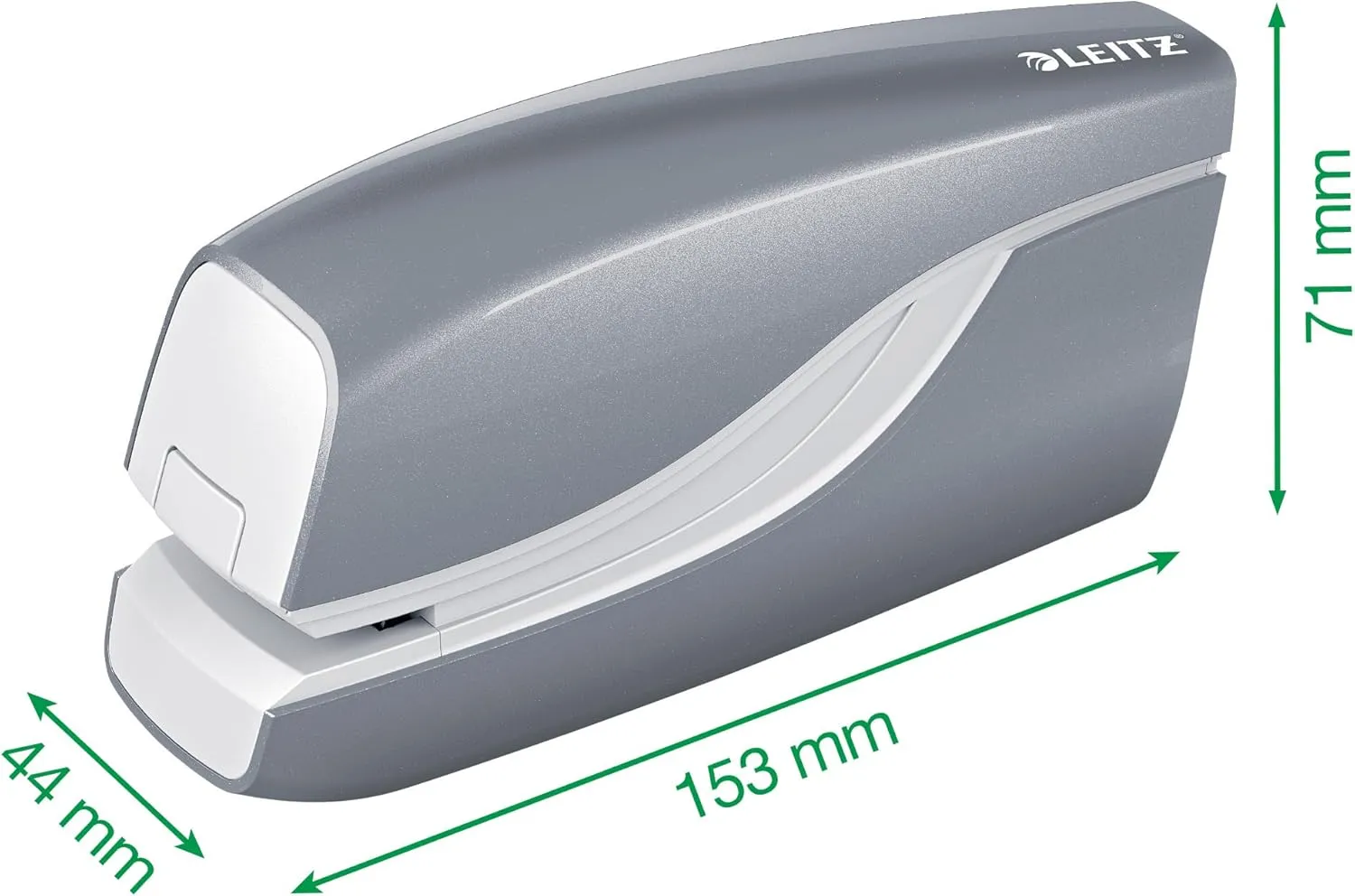 Leitz Electric Stapler, 10 Sheet Capacity, Battery Powered, Wow Range, 55661062 - Purple