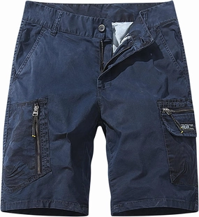 Light Weight Big & Tall Cargo Relaxed Fit Shorts for Men 2023 Buckle Zipper Multi Pockets Linen Shorts Outdoor
