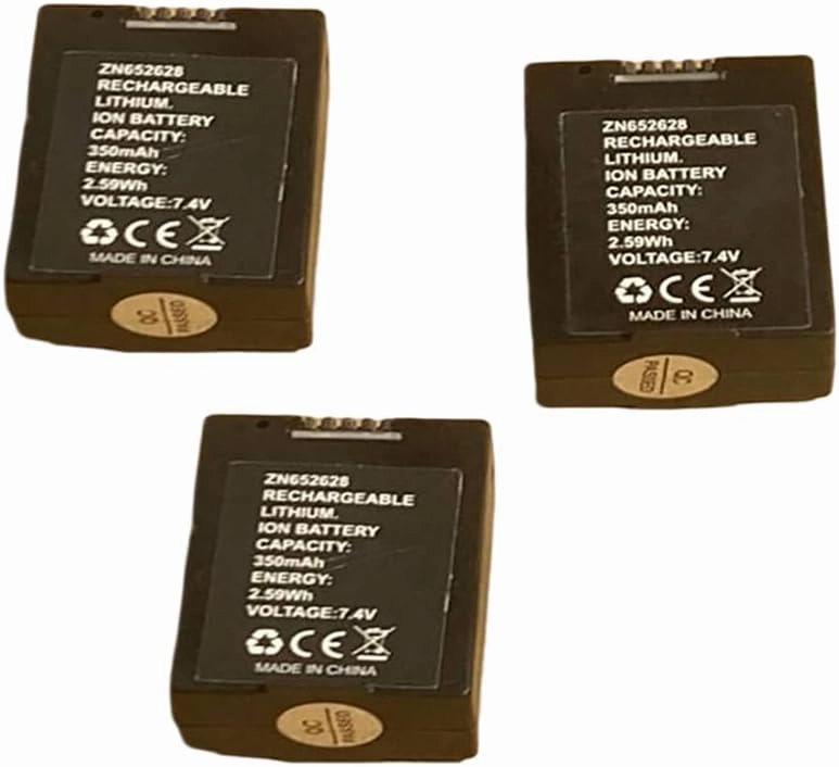 Lipo Battery Replacement Parts Apply in EC135 C187 Remote Control Helicopter Heli Plane Universal (3 Battery)