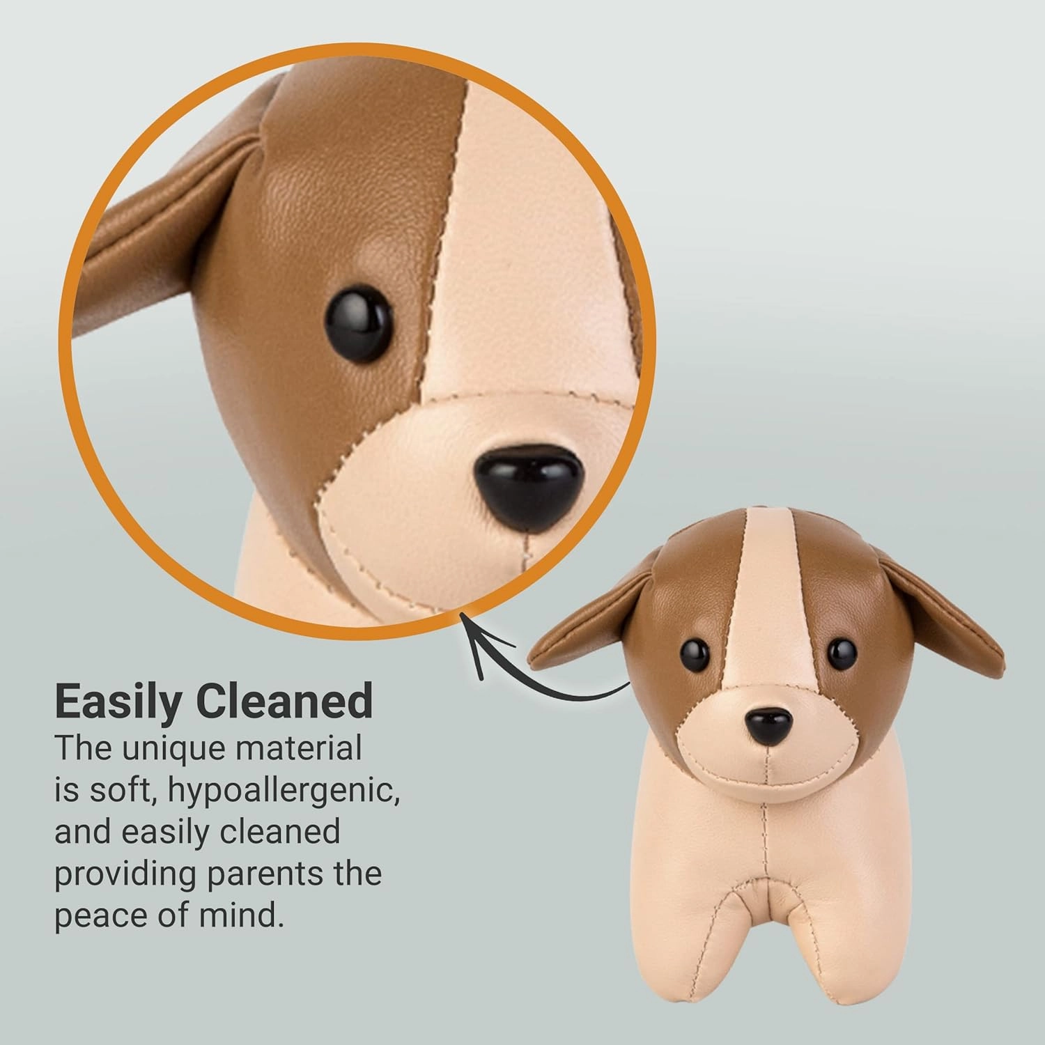 Little Big Friends Musical Friends | Pull String Cord Musical Toy for Baby | Special Stuffed Animal | Easy to Clean | Adrien The Dog