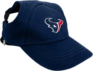 Littlearth Houston Texans NFL Pet Baseball Hat, Extra Large
