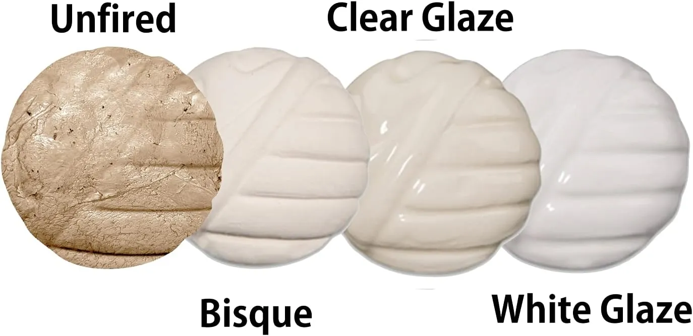 Low Fire Pottery Clay White, 10 lbs (Cones 04-3) Made in USA Modeling Clay for Wheel Throwing and Hand Building, Pottery Clay for Sculpting, Beginners, and Advanced