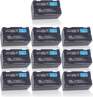 <10 Pack> 7.2V 5240mAh BDC70 Battery for Top-con BDC70 Li-ion Battery for Top-con, Sokkia Total Stations