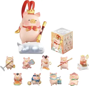Lulu The Piggy Blind Box Figures - Journey to The West Series Blind Boxes Mystery Box Cute Figures Collectible Toys Animal Figurines Home Desk Decorations Holiday Birthday Gifts, Whole Set
