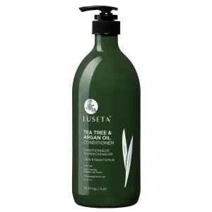 Luseta Tea Tree Oil Conditioner - Natural Anti Dandruff Treatment for Dry and Damaged Hair, Sulfate Free & Safe for Color Treated Hair 33.8oz
