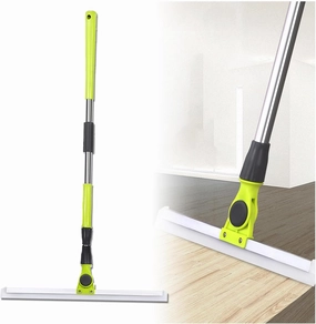 Magic Broom Squeegee, with 51 Long Handle Magic Broom Squeegee, Rubber Broom for Pet Hair Cleans Glass,Fine Dust,Hair,Liquids,Large:50×130cm