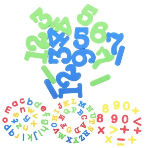 Magnetic Numbers for Classroom 26 Letters 32 Symbols Fridge Decor Present