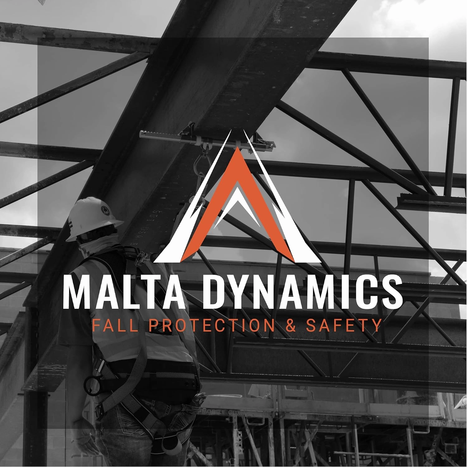 Malta Dynamics Warthog MAXX Side D-Ring Fall Protection Safety Harness with Removable Safety Belt, Full Body Harness