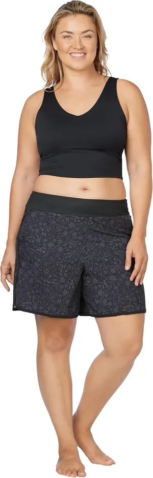 Maui Womens Plus Size Bathing Suit Swim Shorts Board Shorts…