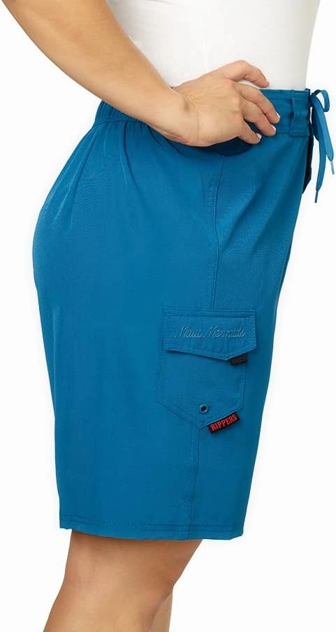 Maui Womens Plus Size Bathing Suit Swim Shorts Board Shorts…