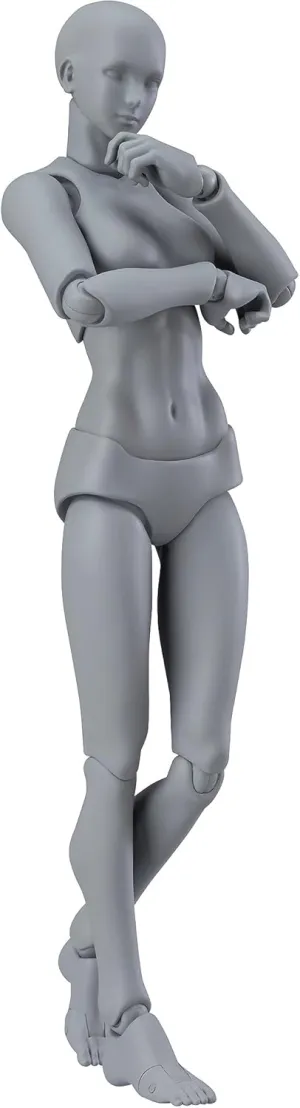 Max Factory Figma Archetype Next Female Action Figure (Gray Colored Version)