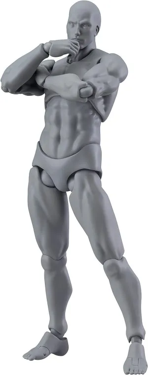 Max Factory Figma Archetype Next Male Action Figure (Gray Colored Version)
