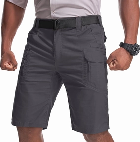 Men's Hiking Cargo Tactical Shorts with Multi Pockets Stretch Water Resistant Shorts Outdoor Hiking Fishing Camping