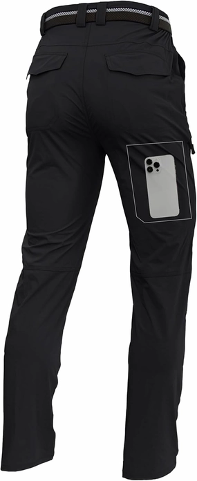 Men's Lightweight Hiking Cargo Pants Waterproof Quick Dry Travel Fishing Climbing Work Outdoor Pants