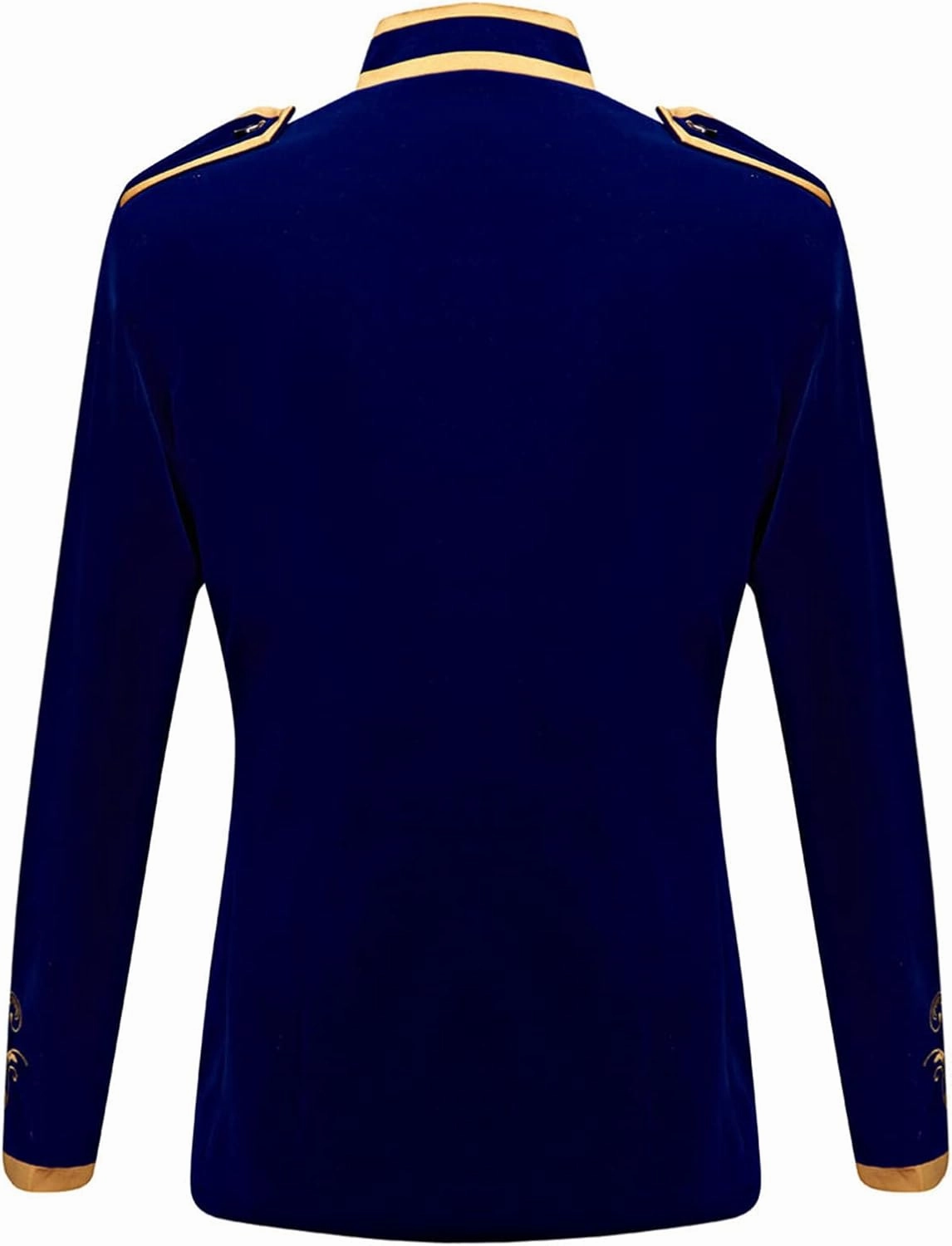 Men's Royal Prince Gold Embroidered Suit Jacket Court Fashion Uniform Jacket Suit Military Blazers Parade Punk