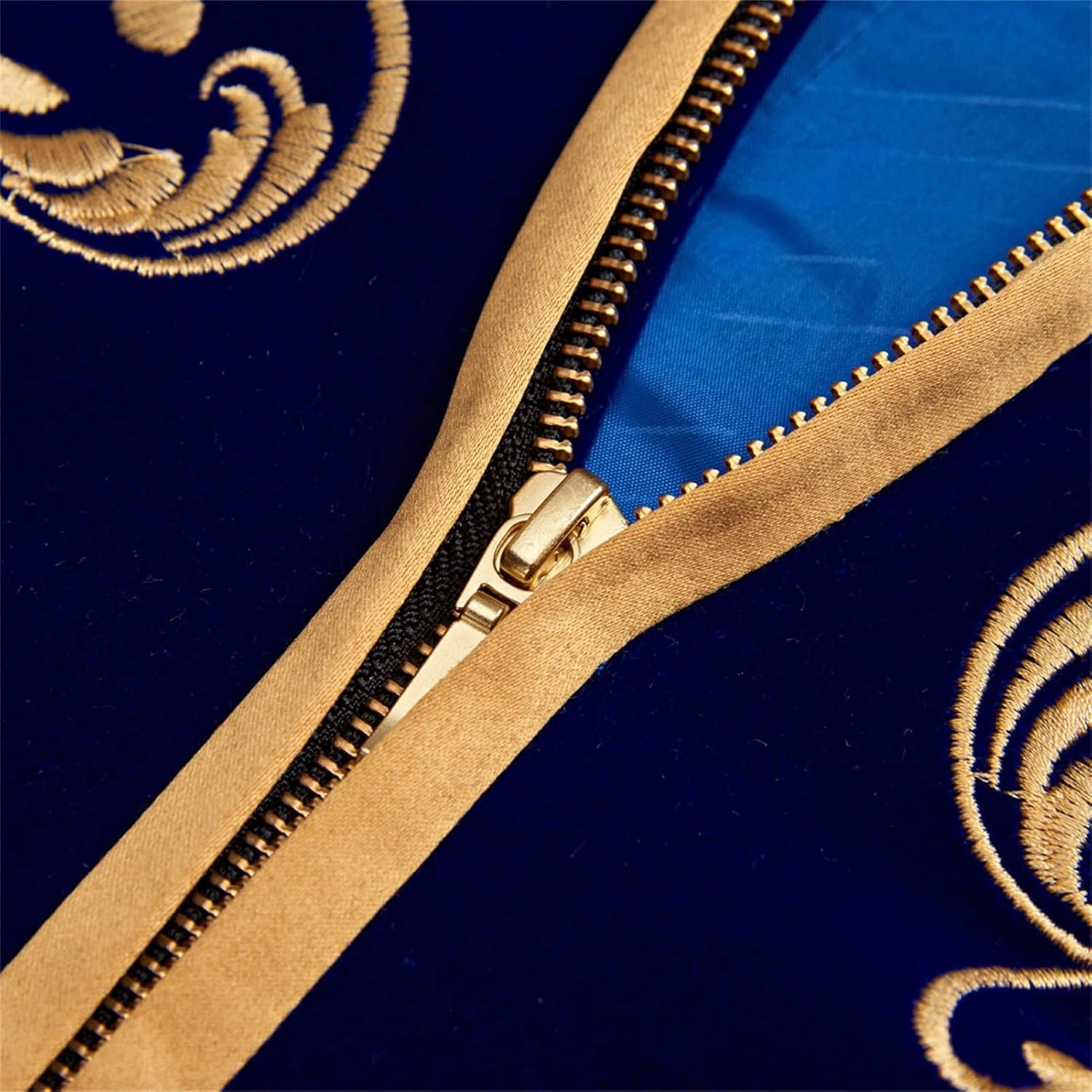 Men's Royal Prince Gold Embroidered Suit Jacket Court Fashion Uniform Jacket Suit Military Blazers Parade Punk