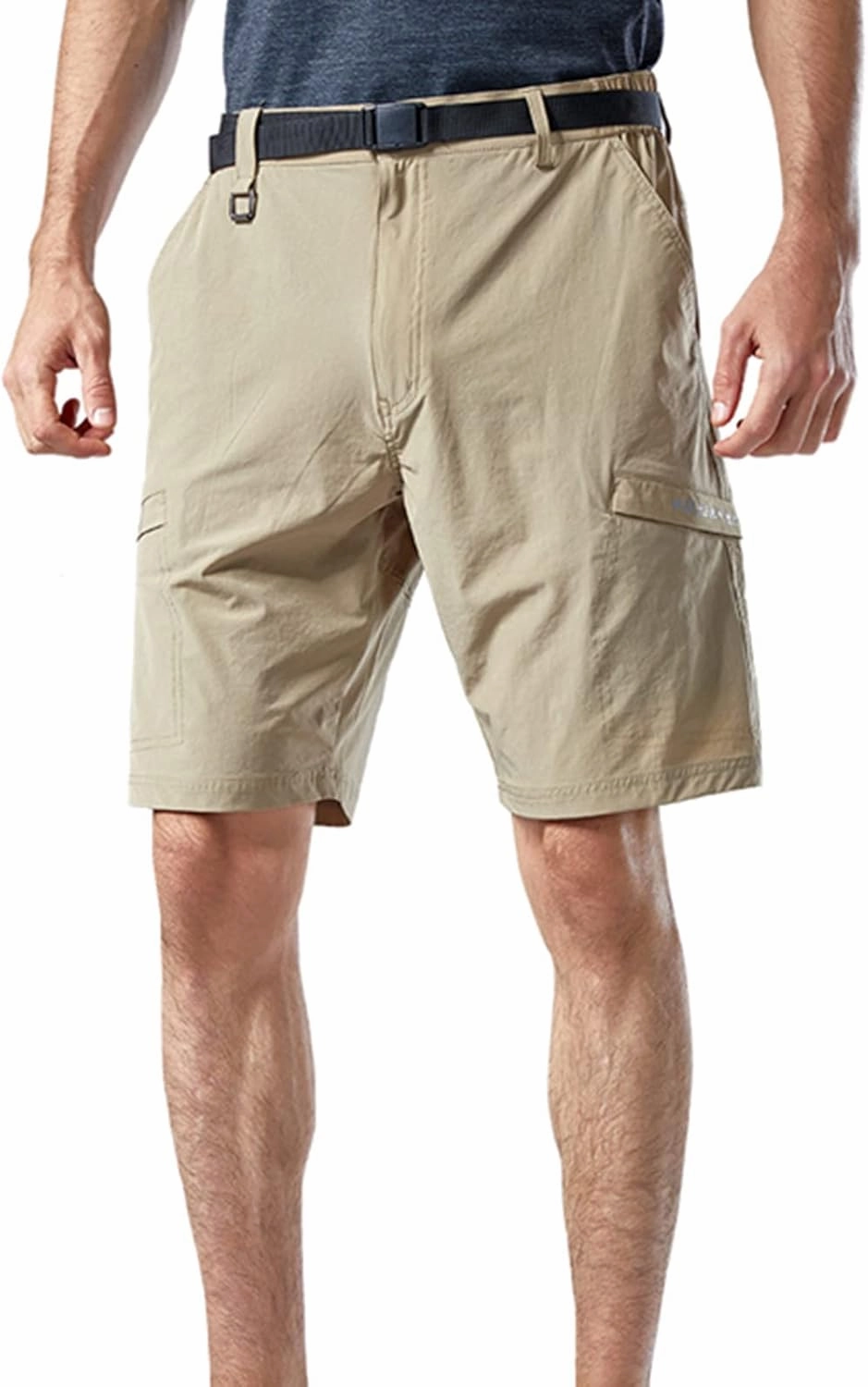 Mens Shorts Cargo Waistband Multi Pockets Solid Utility Tooling Shorts Regular Big and Tall Work Utility Shorts