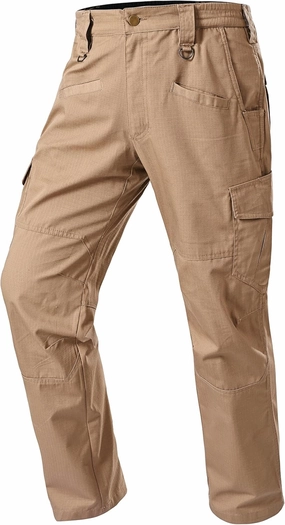 Mens Work Pants Cargo Tactical Construction for Men Ripstop Waterproof Lightweight Outdoor Hiking with Pockets