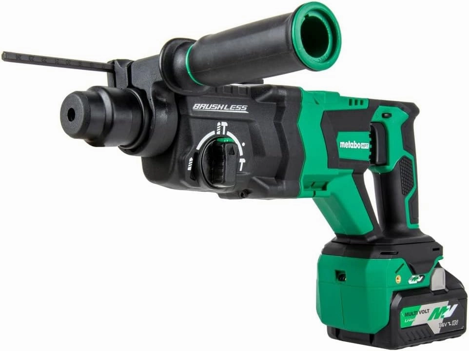 Metabo HPT 36V MultiVolt™ Cordless Rotary Hammer | Tool Only - No Battery | SDS PLUS | 1-1/8-Inch | D-Handle | Reactive Force Control | DH3628DDQ4