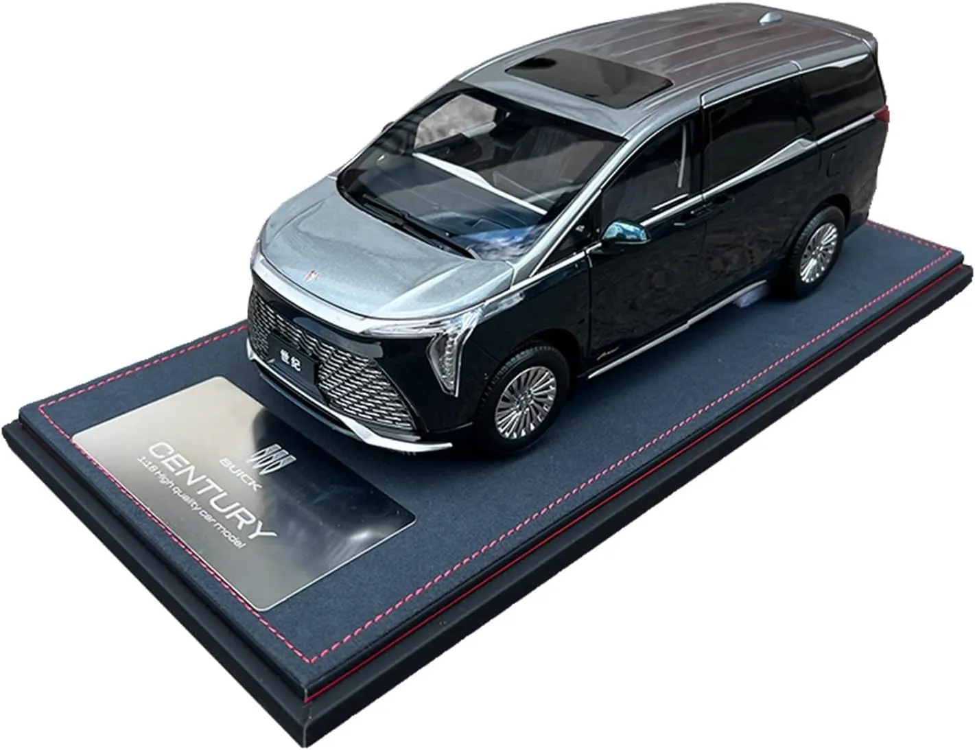 Metal Vehicles Toys 1:18 for Buick GL8 Century 458 Avia Mini Die-cast Ornament MPV Alloy Car Models Home Decor Toys Home Or Office Décor