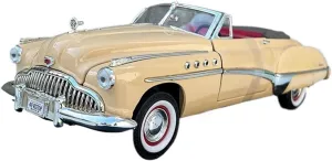 Metal Vehicles Toys 1/18 for Buick Skylark 1949 Classic Car Alloy Model Vintage Vehicle Decoration Scale Toys Ornament Home Or Office Décor
