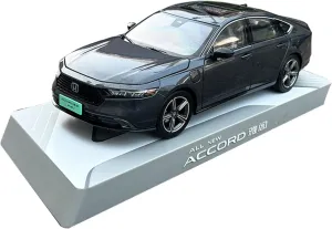 Metal Vehicles Toys 1:18 for Gac Honda Accord 11 Generation 2023 Hybrid Car Model Metal Ornaments Toys Warehouse Storage Home Or Office Décor