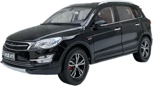 Metal Vehicles Toys 1:18 for Zhongtai Damai X5 Off-Road SUV Jeep Alloy Ornament Car Model Collection Space Decoration Home Or Office Décor(Black)