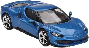 Metal Vehicles Toys 1:64 for Ferrari 296 GTB BBR Hybrid Sports Car Mini Ornament Alloy Car Model Collection Viewing Home Or Office Décor