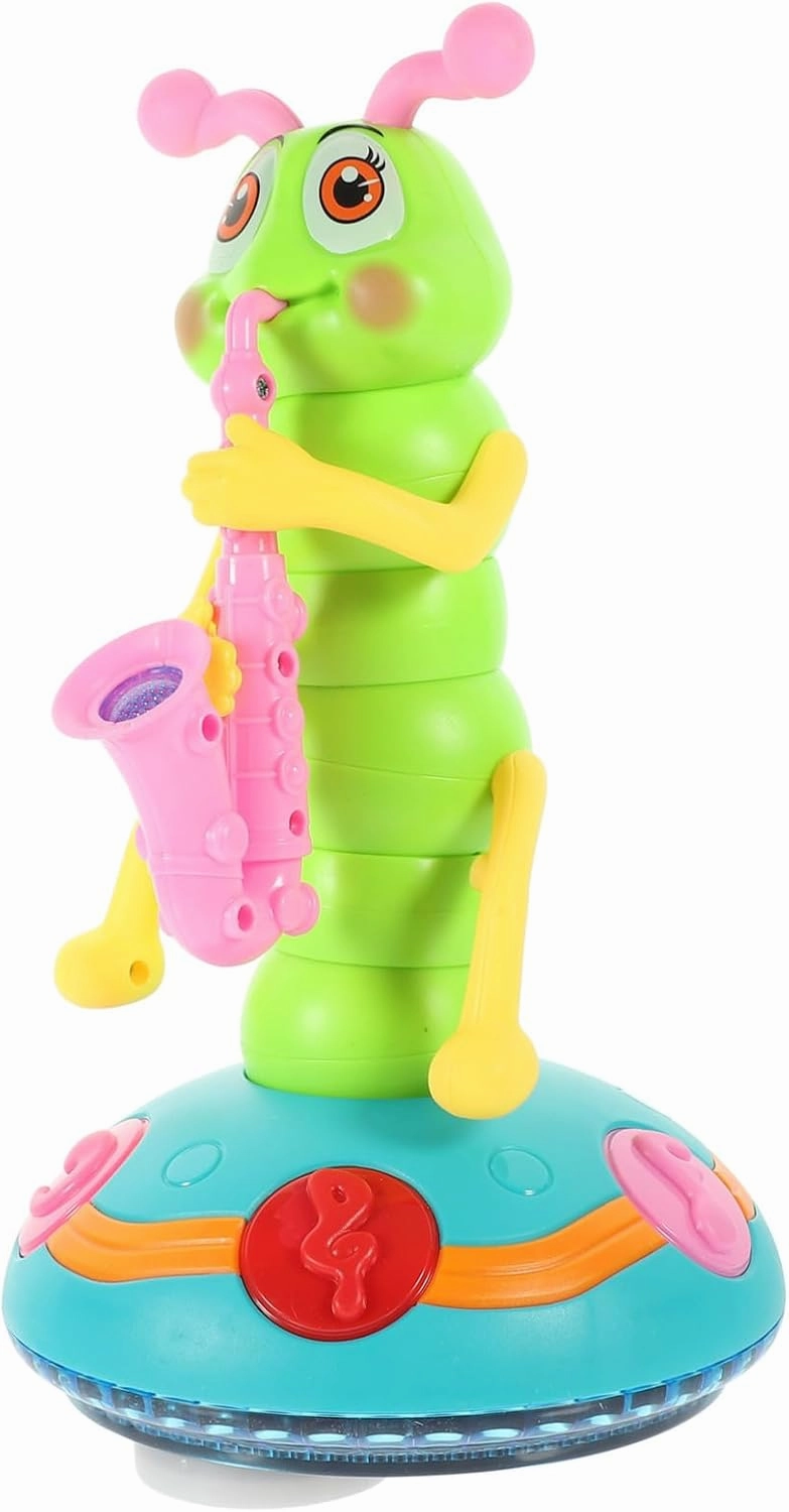Milisten Electric Dancing Caterpillar Toy for Boy Girl Musical Plaything Without Battery Boy Girl Present for Months Engaging and Safe Toys