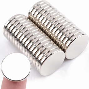 MIN CI 30 Pcs Super Strong Rare Earth Magnets Disc, 20 x 3 mm Decorative Round Fridge Neodymium Magnet s, Fun Small Refrigerator Magnet for Whiteboard, Cute Locker Magnets, for Crafts Dry Erase Board