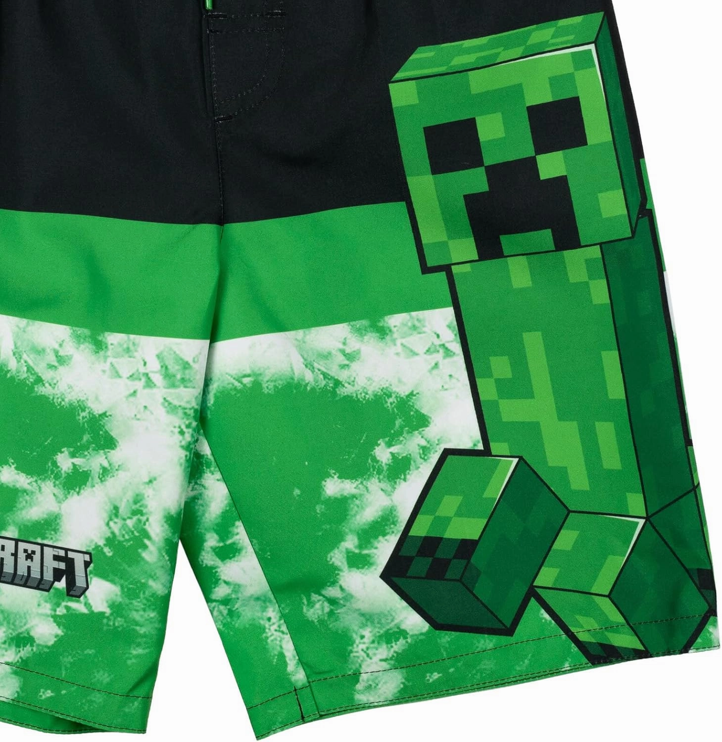 Minecraft UPF 50  Swim Trunks Bathing Suit Toddler to Big Kid Sizes (4T - 18-20)