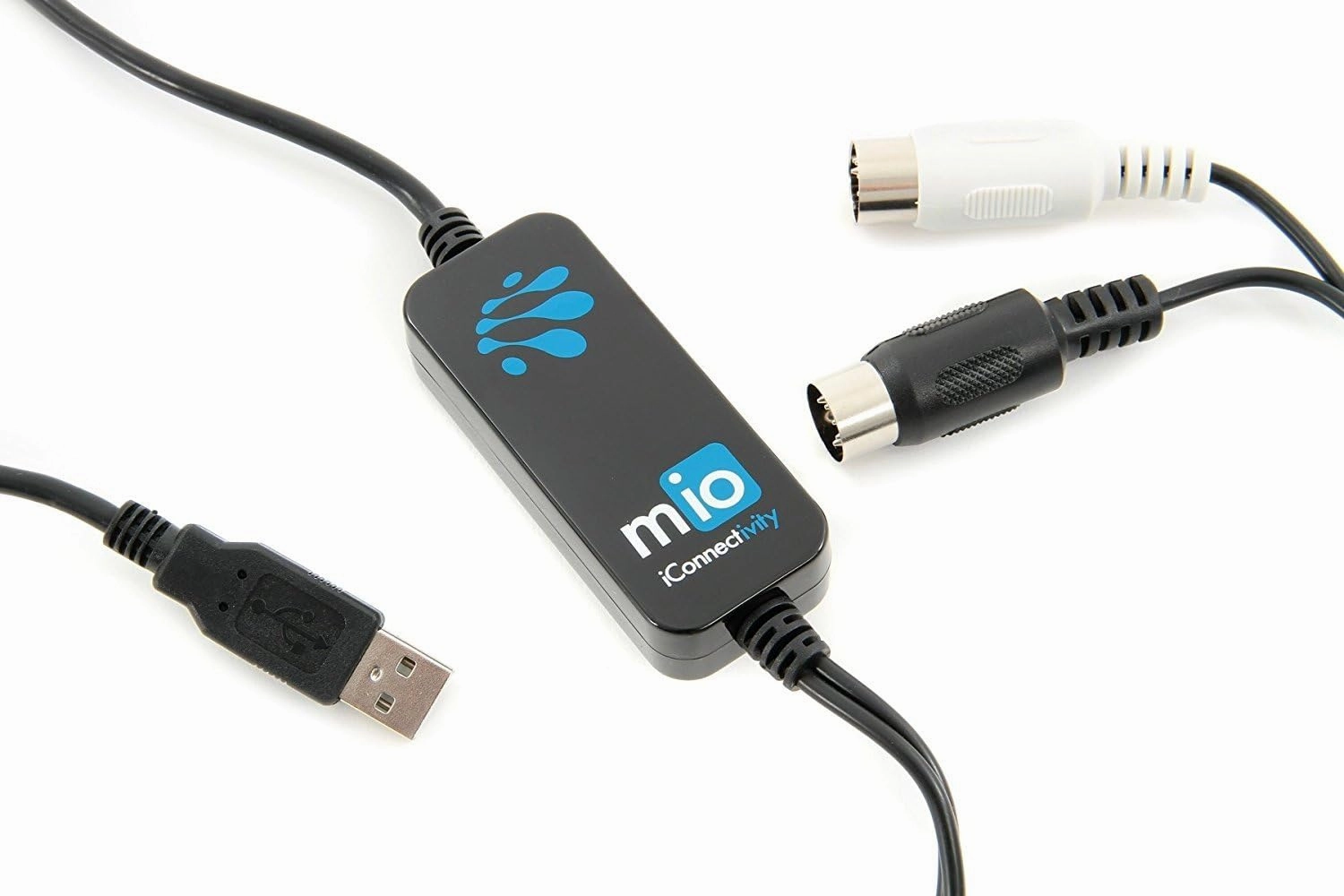 mio 1-in 1-out USB to MIDI Interface for Mac and PC