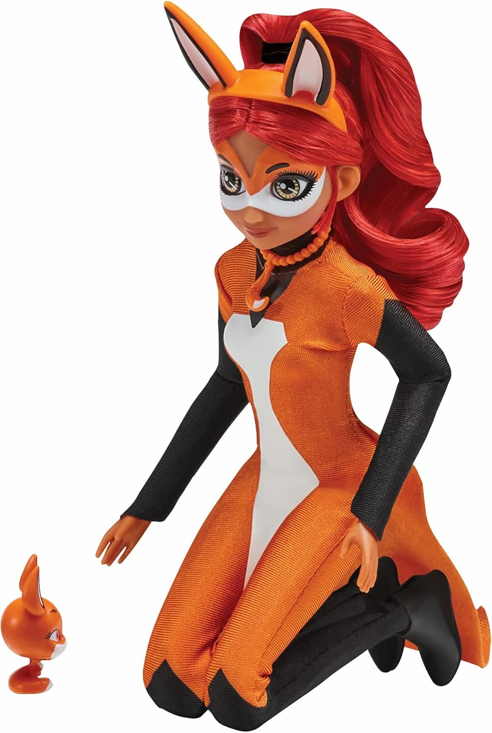 Miraculous Super Posable Rena Rouge Doll! 26cm Bandai Ladybug Fashion Doll with Kwami & Flute