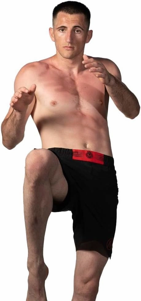 MMA Shorts & BJJ Shorts Men, UFC Grappling Fight Shorts for Boxing, Kickboxing, Muay Thai 7" Cross Training Workout