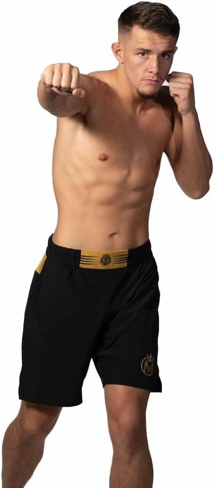MMA Shorts & BJJ Shorts Men, UFC Grappling Fight Shorts for Boxing, Kickboxing, Muay Thai 7" Cross Training Workout