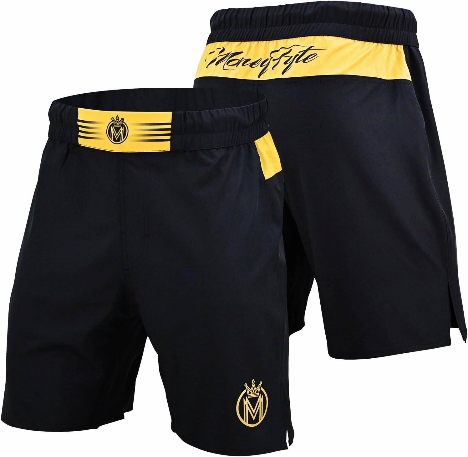 MMA Shorts & BJJ Shorts Men, UFC Grappling Fight Shorts for Boxing, Kickboxing, Muay Thai 7" Cross Training Workout