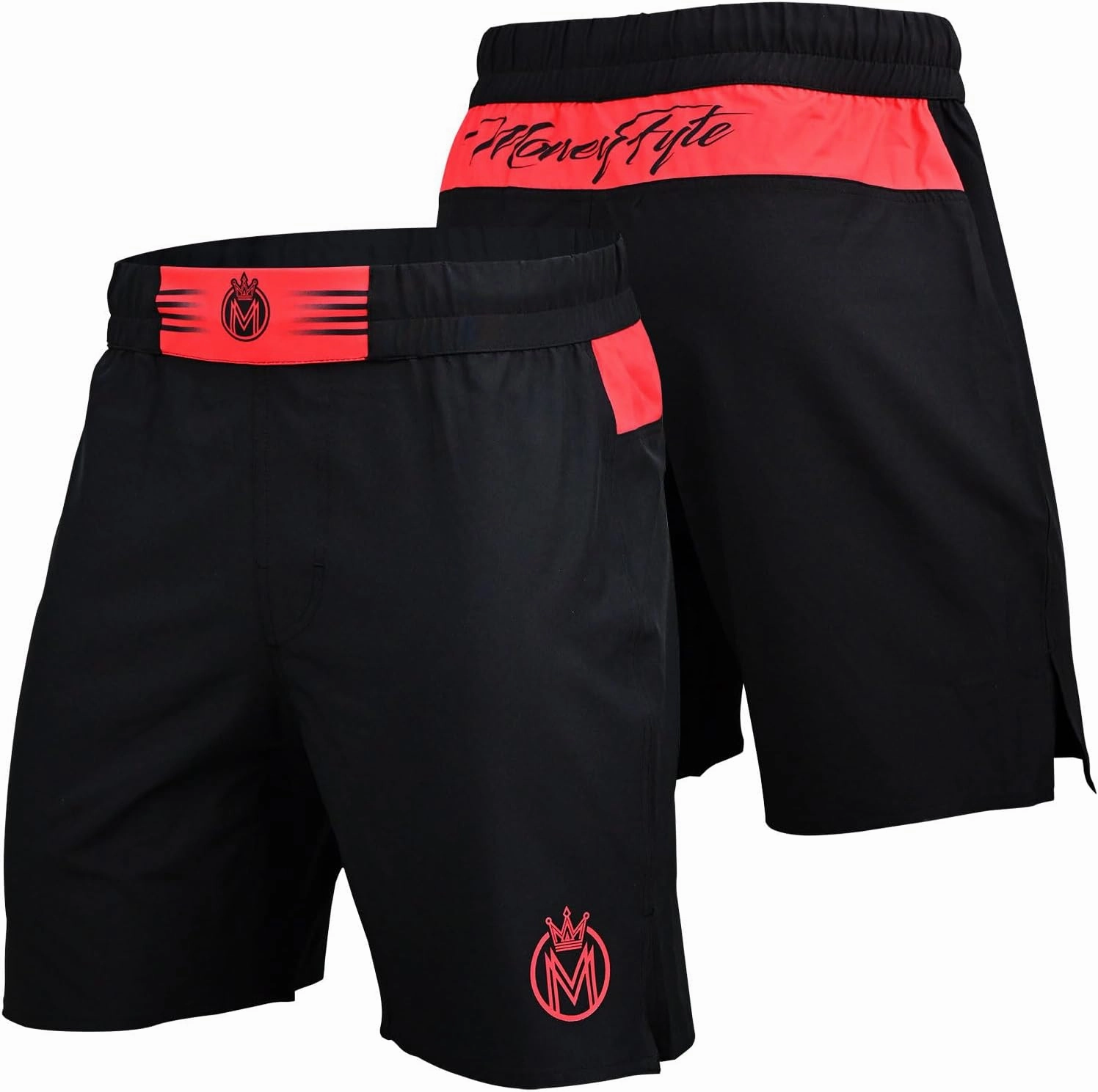 MMA Shorts & BJJ Shorts Men, UFC Grappling Fight Shorts for Boxing, Kickboxing, Muay Thai 7" Cross Training Workout