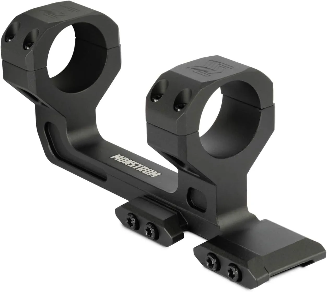 Monstrum Slim Profile Series V2 Ultralight Dual Ring Scope Mount