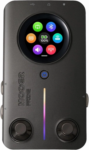 MOOER Prime M2 Multi Effects Processor, Stereo Bass Guitar Pedals with 194 Effect Models Loading MNRS and Third-party IR Sample Files Touch Screen for Performance Practice, Gray