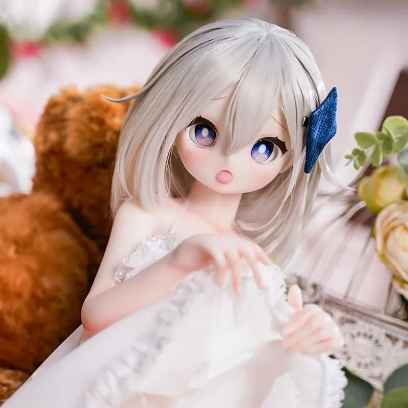 Mozu Paimoe 1/3 Female Seamless Anime Action Figures Full Silicone Material, JYdoll 65cm Flexible Female Figure Dolls for Genshin Impact Cosplay/Photography/Arts (Wig) (Standard Edition)