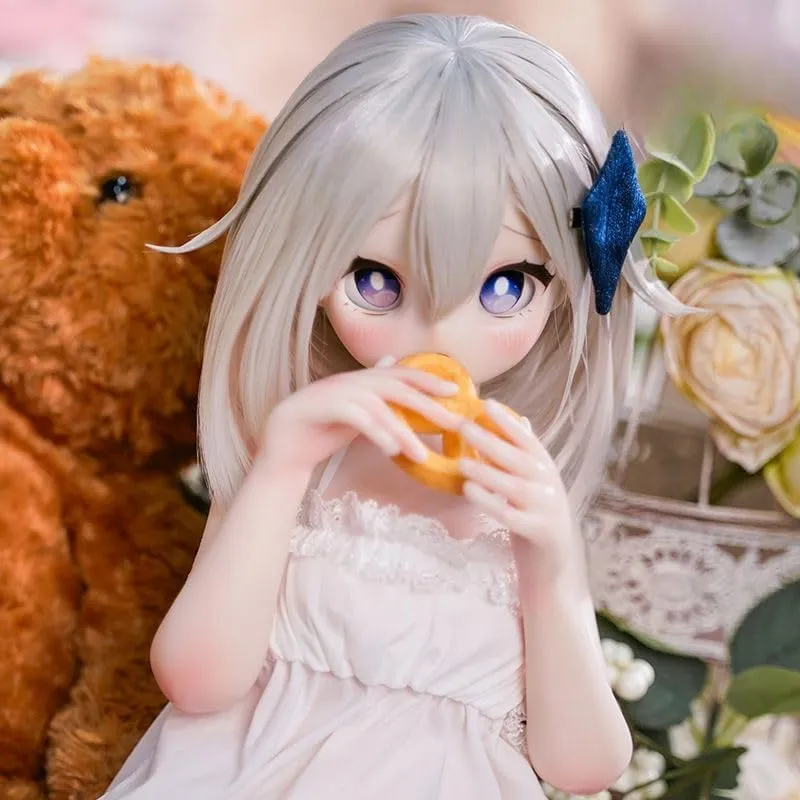 Mozu Paimoe 1/3 Female Seamless Anime Action Figures Full Silicone Material, JYdoll 65cm Flexible Female Figure Dolls for Genshin Impact Cosplay/Photography/Arts (Wig) (Standard Edition)